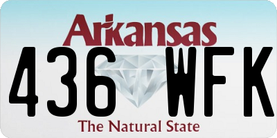 AR license plate 436WFK