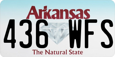 AR license plate 436WFS