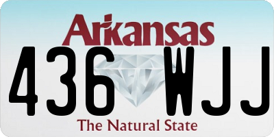 AR license plate 436WJJ