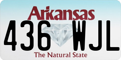 AR license plate 436WJL