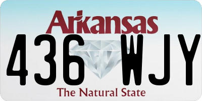AR license plate 436WJY
