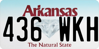 AR license plate 436WKH
