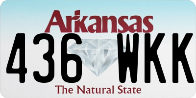 AR license plate 436WKK
