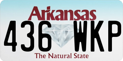 AR license plate 436WKP