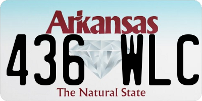 AR license plate 436WLC