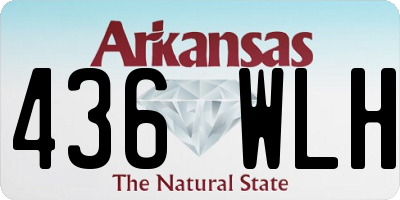 AR license plate 436WLH