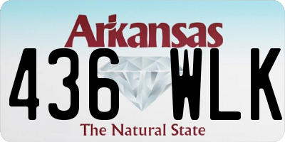 AR license plate 436WLK