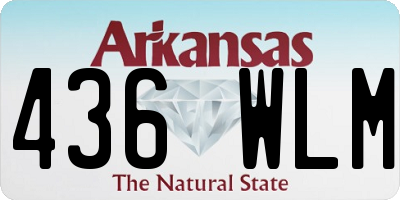 AR license plate 436WLM
