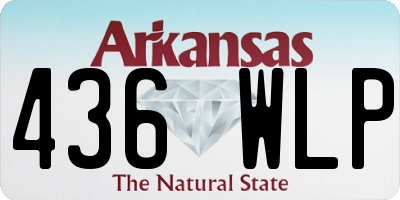 AR license plate 436WLP