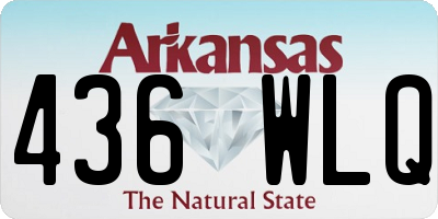 AR license plate 436WLQ