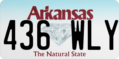AR license plate 436WLY