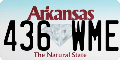 AR license plate 436WME