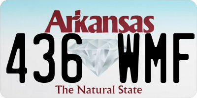 AR license plate 436WMF