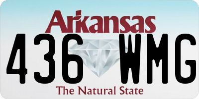 AR license plate 436WMG