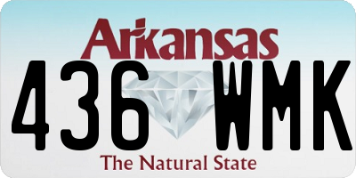 AR license plate 436WMK