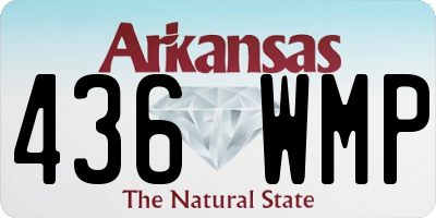 AR license plate 436WMP