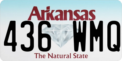 AR license plate 436WMQ