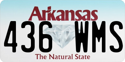 AR license plate 436WMS