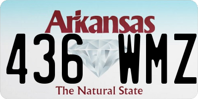 AR license plate 436WMZ