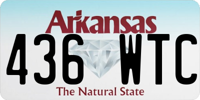 AR license plate 436WTC