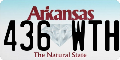 AR license plate 436WTH