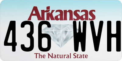 AR license plate 436WVH