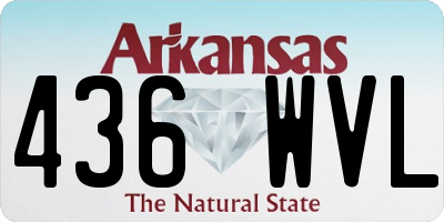 AR license plate 436WVL