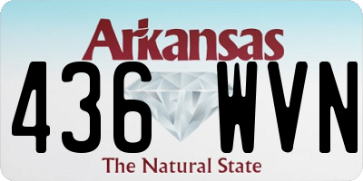 AR license plate 436WVN