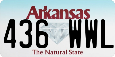 AR license plate 436WWL