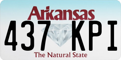 AR license plate 437KPI