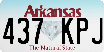 AR license plate 437KPJ