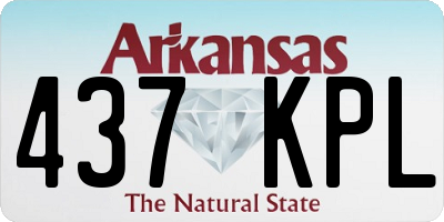 AR license plate 437KPL