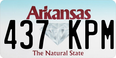 AR license plate 437KPM