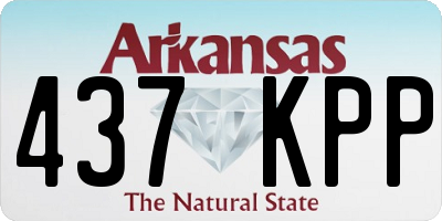 AR license plate 437KPP