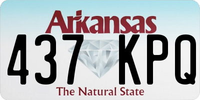 AR license plate 437KPQ