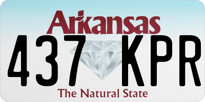 AR license plate 437KPR