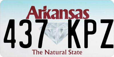 AR license plate 437KPZ