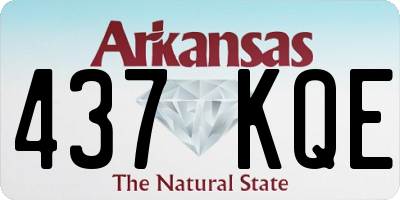 AR license plate 437KQE