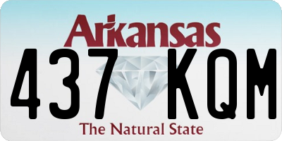 AR license plate 437KQM