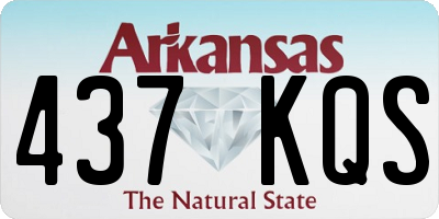 AR license plate 437KQS