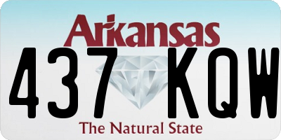 AR license plate 437KQW
