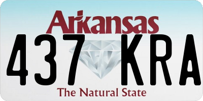 AR license plate 437KRA