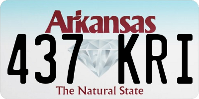 AR license plate 437KRI
