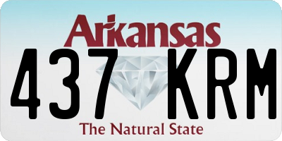 AR license plate 437KRM