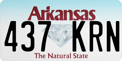 AR license plate 437KRN