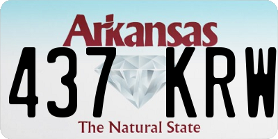 AR license plate 437KRW