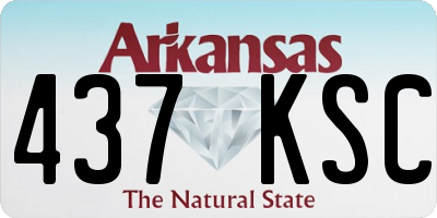 AR license plate 437KSC