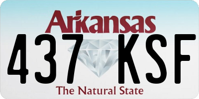 AR license plate 437KSF