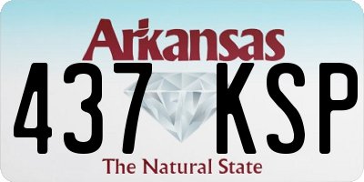 AR license plate 437KSP