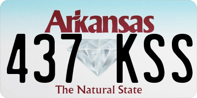 AR license plate 437KSS